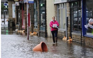 Britain yorkshire flooding