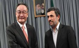 چین کے ساتھ تعلقات کے قیام کو ترجیح دیتے ہیں: احمدی نژاد
