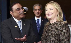 Hillary Clinton meets President Zardari