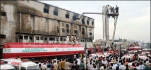 Karachi fire