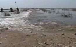 لاڑکانہ : سیلابی ریلے سے سندھ بلوچستان کا زمینی رابطہ منقطع