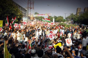 Protest Democratic Right of Muslims Lahore