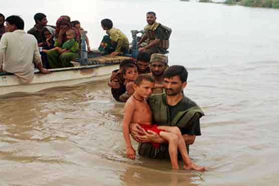 پنجاب اور سندھ کے مختلف علاقوں میں سیلاب نے تباہی مچا دی