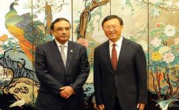 صدر زرداری سے چینی وزیر خارجہ کی ملاقات