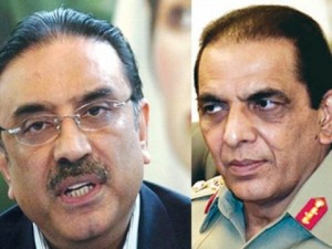 army chief and zardari