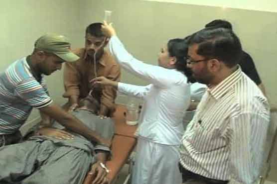 کراچی : غیر معیاری کھانا کھانے سے متاثرہ 150 اہلکار ہسپتال سے فارغ