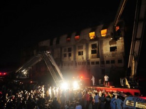 karchi fire in factory
