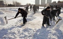 چین میں ٹھنڈی ہوائیں اور برفباری سے سردی کی شدت میں اضافہ