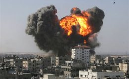 غزہ پر اسرائیل کا فضائی حملہ ، 3 فلسطینی جاں بحق