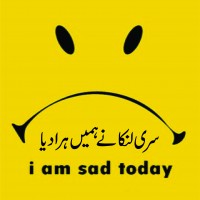 I am sad today