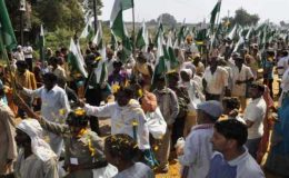 زمینی اصلاحات کیلئے بھارتی کسانوں کا نئی دہلی کی طرف مارچ