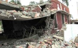 نوشہرہ : سرکاری گرلزسکول میں 2 دھماکے، عمارت تباہ