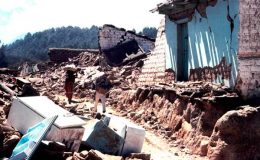 گوئٹے مالا میں زلزلے کے شکار افراد کی اجتماعی تدفین