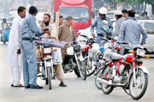 Helmet Fine In Lahore 