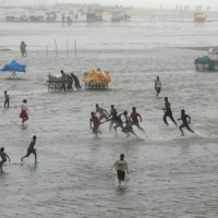 India Sea Storm