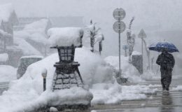 جاپان میں برف کا طوفان ، ہزاروں صارفین بجلی سے محروم