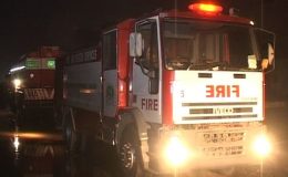 کراچی ، چمڑے کی فیکٹری میں آتشزدگی سے لاکھوں روپے کا نقصان
