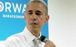 صدر اوباما نوجوانوں سے خطاب کے دوران رو پڑے