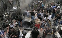 شام : بم دھماکے میں چودہ افراد ہلاک اور متعدد زخمی ہو گئے