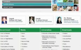 بلوچستان کی سرکاری ویب سائٹ پر اسلم رئیسانی بدستور وزیراعلی