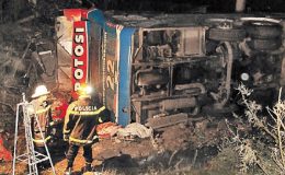 بولیویا : 2 بسوں کے تصادم میں 17 افراد ہلاک ، 30 زخمی