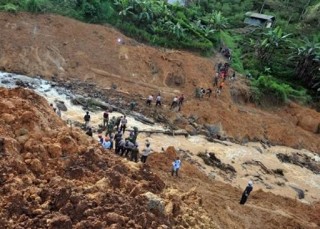 Indonesian landslide