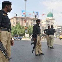 Karachi Police Firing