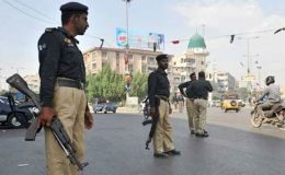کراچی : منگھو پیر تھانے پر مسلح افراد کا حملہ
