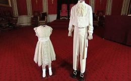 لندن : پرنس چارلس اور شہزادی اینی کے پہنے لباس کی نمائش