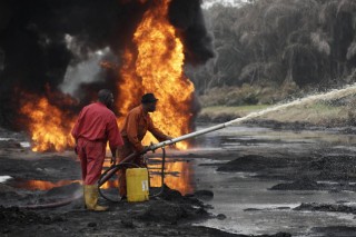 Nigeria Pipeline Fire