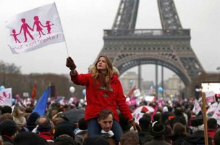 Paris Against Gay Marriages