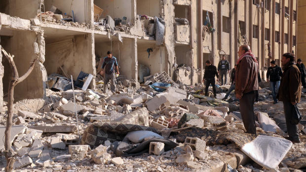 شام : حلب یونیورسٹی میں دھماکا ، 82 افراد ہلاک ، 160 زخمی
