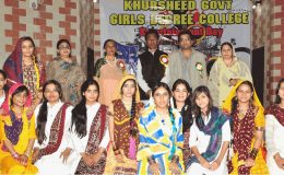 خورشید گرلز کالج شاہ فیصل ٹاؤن میں “غزل و لوک گیت مقابلے” کا انعقاد
