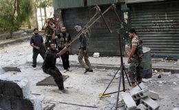 دمشق : فورسز اور باغیوں کے درمیان جھڑپیں دوبارہ شروع