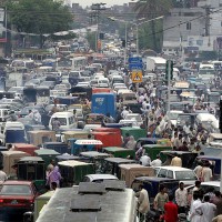 Traffic jams Lahore