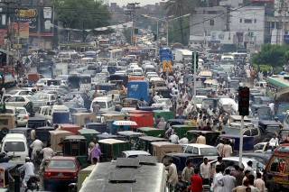 Traffic jams Lahore