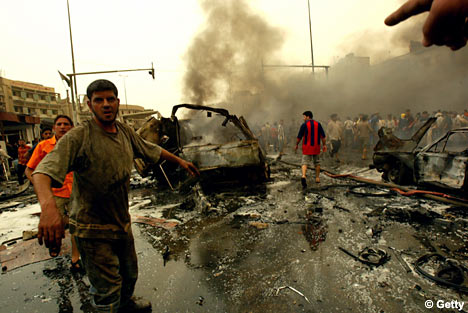 عراق : 7 بم دھماکوں میں 56 ہلاک، 88 زخمی