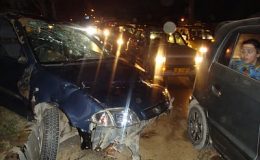 کراچی : ٹریفک حادثے میں خاتون سمیت دو افراد جاں بحق