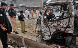 پشاور میں جوڈیشل کمپلیکس میں خود کش دھماکا ،4 افراد جاں بحق،27 زخمی