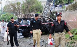 پشاور : شامی روڈ پر کریکر کا دھماکا