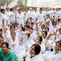 Quetta Nurses Protest