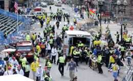 بوسٹن : میراتھون دھماکوں میں ہلاک افراد کی تعداد 3 ہوگئی،100 زخمی