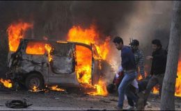 دمشق میں اسکول کے قریب خود کش کاربم دھماکا، 12 افراد ہلاک، 45 زخمی