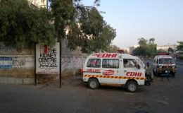 کراچی : سہراب گوٹھ میں ایدھی سرد خانے کے قریب دستی بم حملہ،دوافراد زخمی