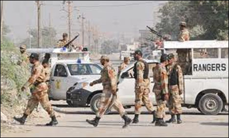 کراچی مختلف علاقوں میں رینجرز کا آپریشن،متعدد افراد زیر حراست