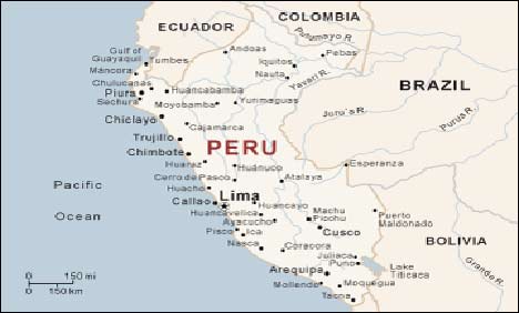 پیرو میں ہیلی کاپٹر گر کر تباہ ، 13 افراد ہلاک