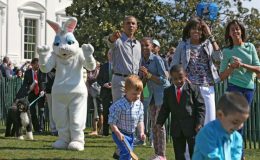 وائٹ ہاس میں ایسٹر پر صدر اوباما بچوں میں گھل مل گئے