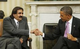 قطری امیر کی وائٹ ہائوس میں باراک اوباما سے ملاقات