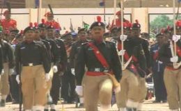 کراچی : ایگلٹ فورس کے 570 اہلکاروں کی پاسنگ آٹ پریڈ