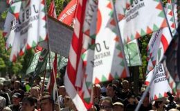 ہنگری : عالمی یہودی کا نگریس کی مخالفت میں مظاہرہ
